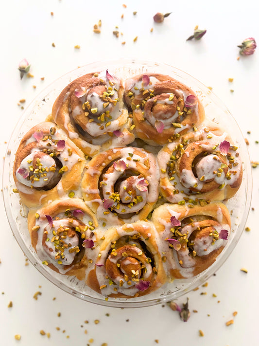 Cinnamon rolls aux épices marocaines & crème à la vanille